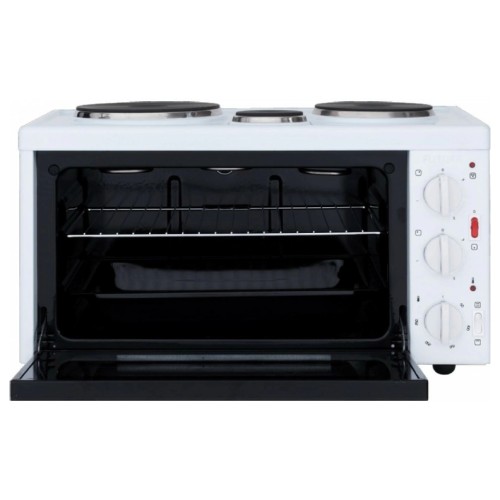 ΦΟΥΡΝΑΚΙ ΕΠΙΤΡΑΠΕΖΙΟ ΗΛΕΚΤΡΙΚΟ 3 ΕΣΤΙΩΝ DAVOLINE CHEF EC450 (28LT / ΛΕΥΚΟ / GRILL / ΜΙΚΡΗ ΕΣΤΙΑ)